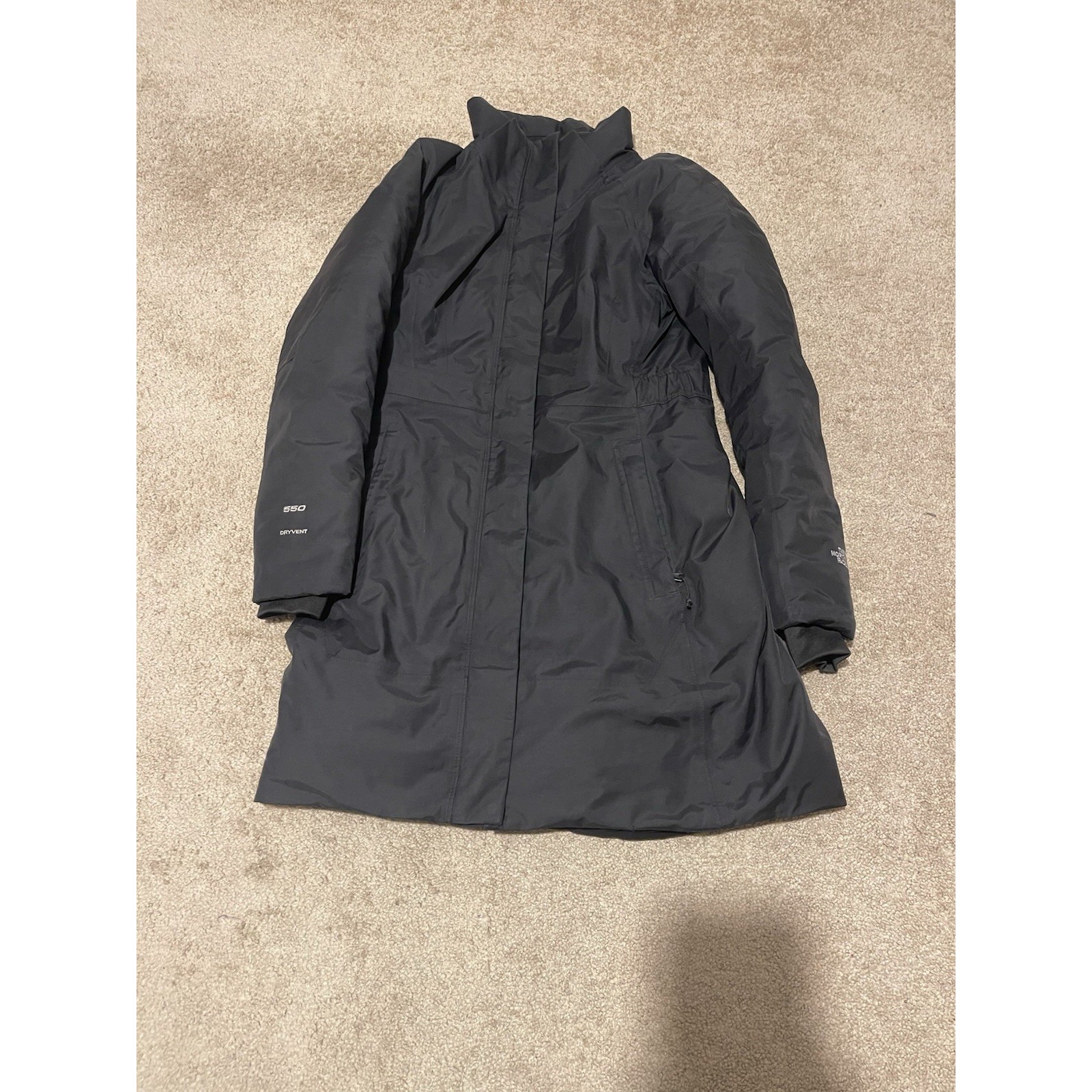 The North Face Women's Arctic 550 Puffer Parka Ii Jacket Small Black